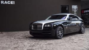 Rolls-Royce Wraith by Mansory and RACE! 2018 года